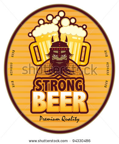 stock-vector-label-with-beer-mugs-and-the-text-strong-beer-written-inside-vector-illustration-94330486