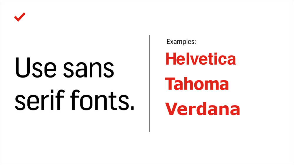 What is the best font to use in a Powerpoint Presentation