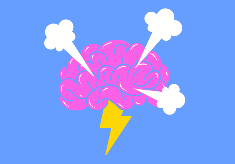 Abstract brain icon