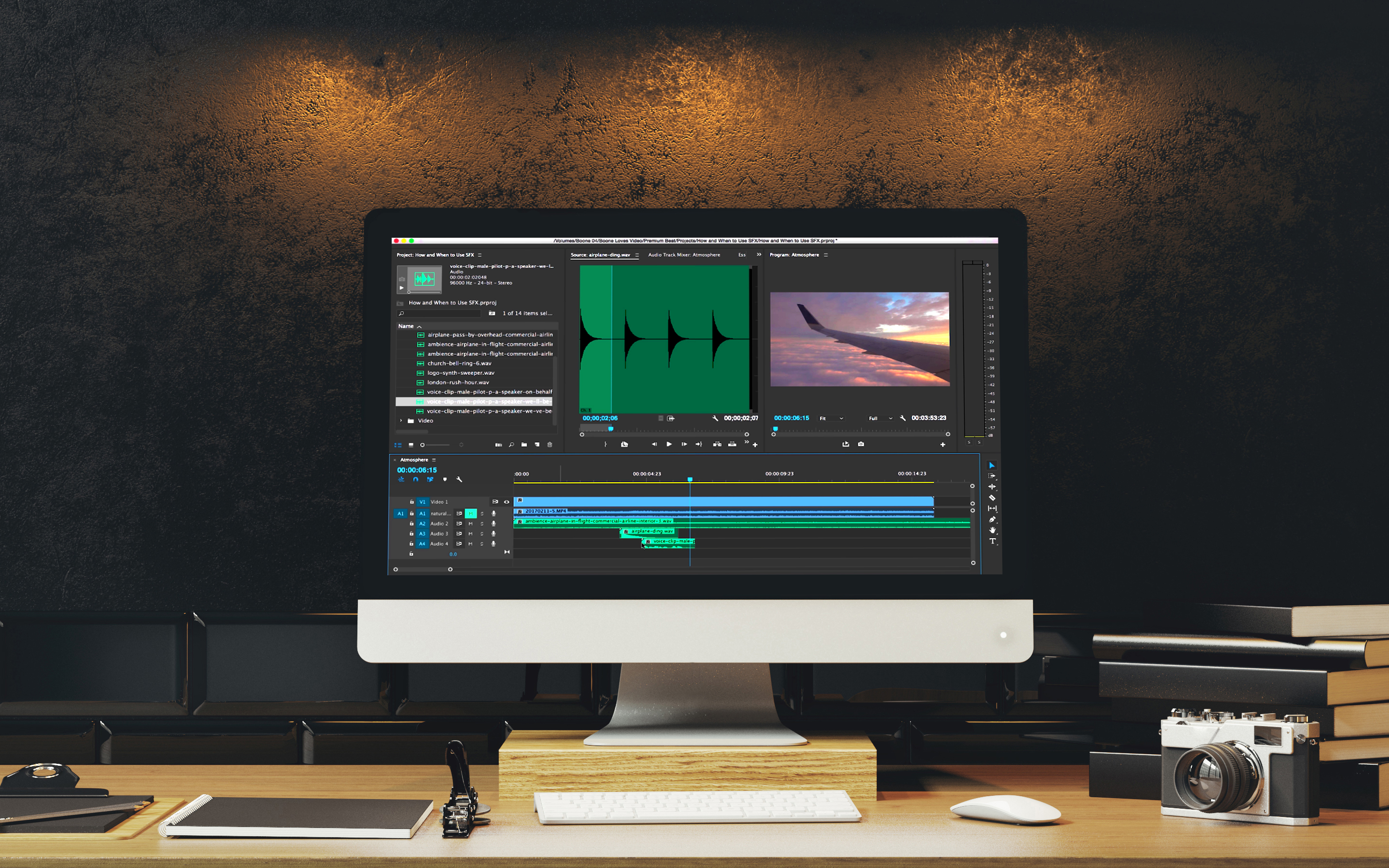 editing a music video in premiere pro