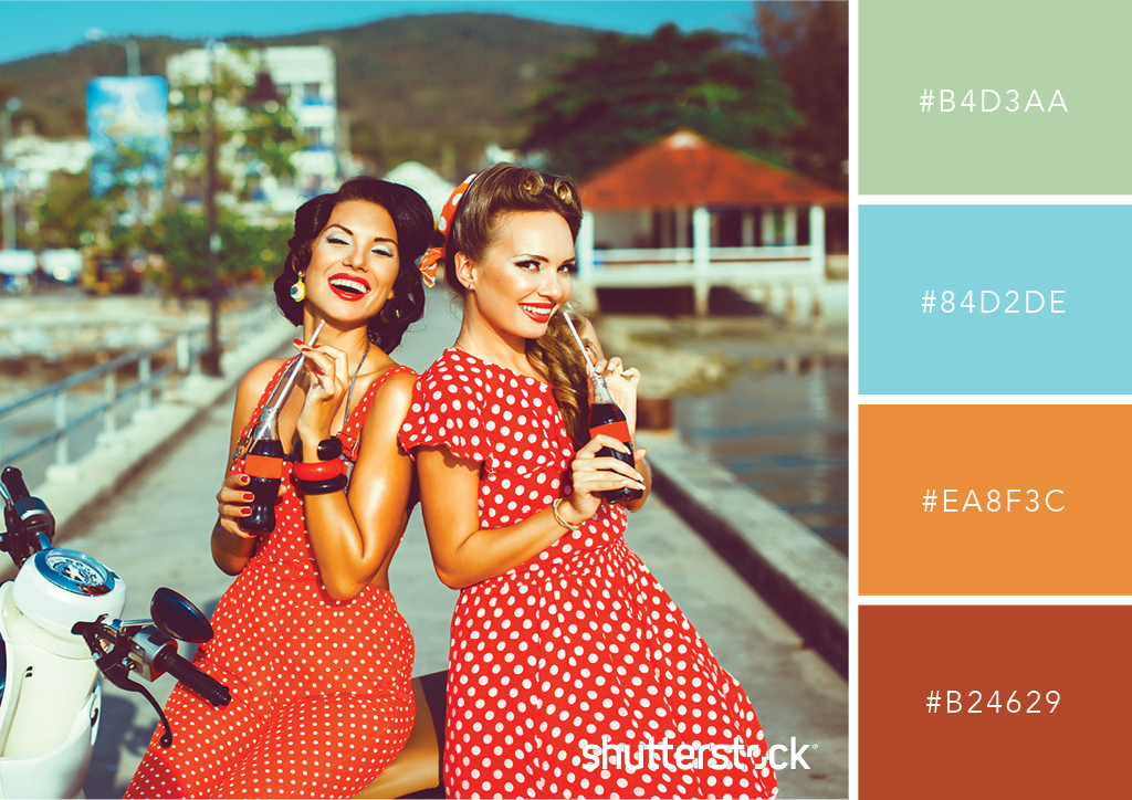 25 Retro and Vintage Color Palettes + Free Swatch Download